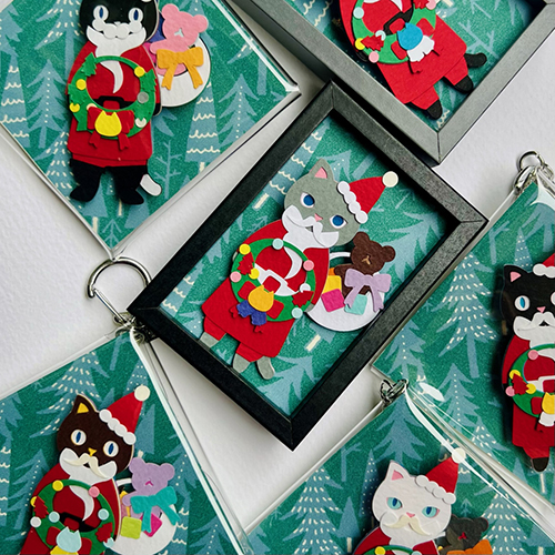 調布PARCO「ねこサンタを作ろう!ワークショップ」イメージ2